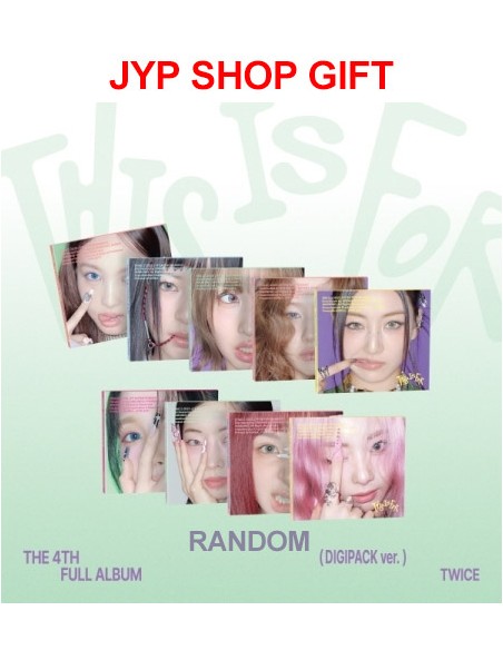 [JYP Shop Gift][DIGIPACK] TWICE 4th Album - THIS IS FOR (Random Ver.) CD