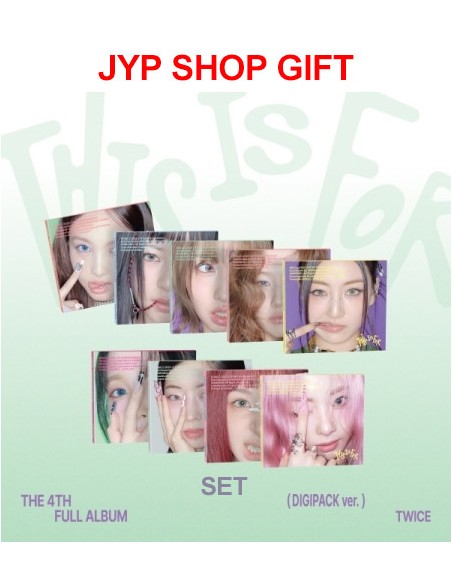 twiceCDセット DIGIPACK][SET] TWICE 4th Album - THIS IS FOR (SET Ver.) 9CD