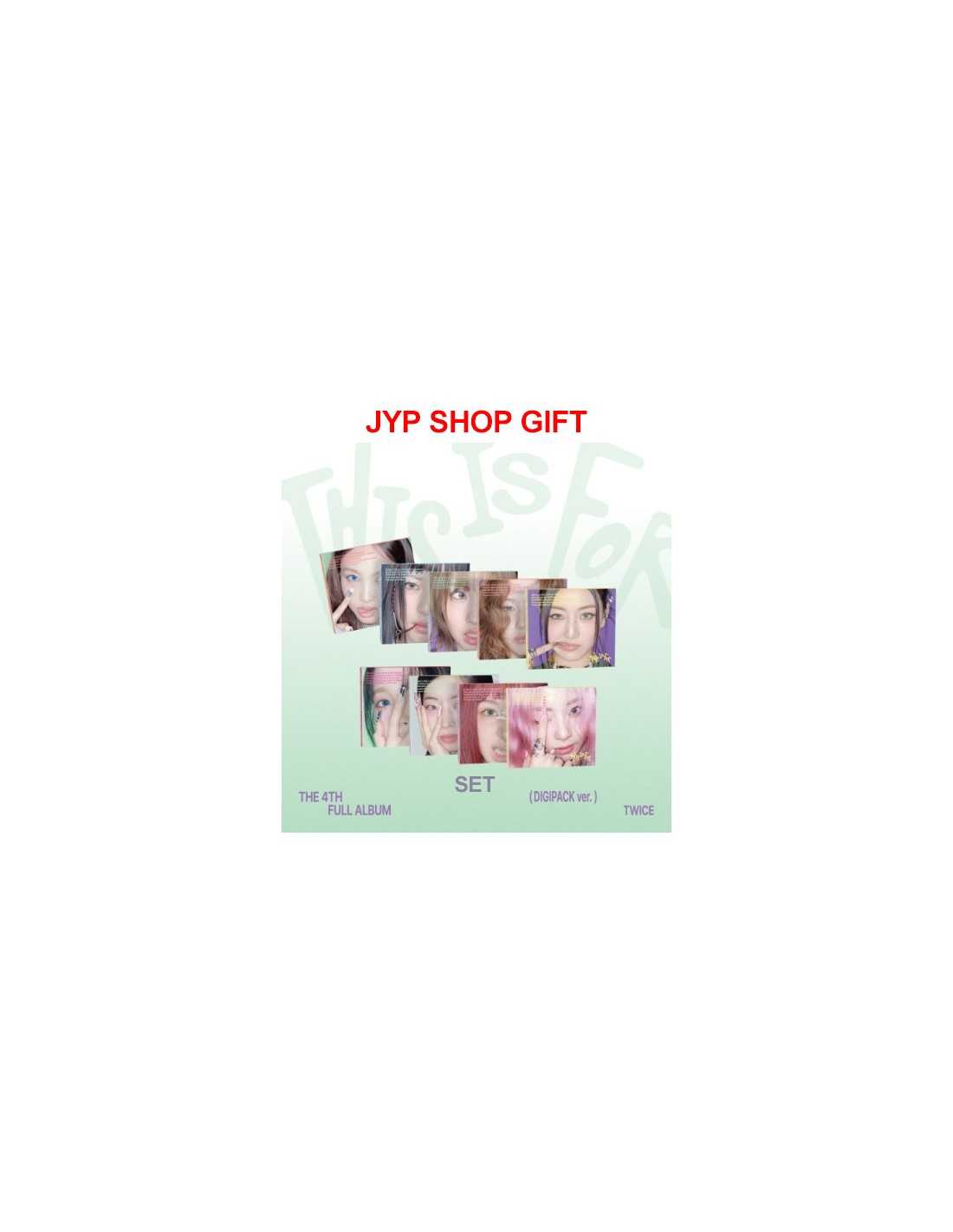 DIGIPACK][SET] TWICE 4th Album - THIS IS FOR (SET Ver.) 9CD
