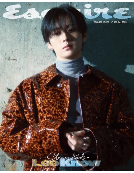 Magazine Esquire 2025-08 Type.A Stray Kids LEE KNOW