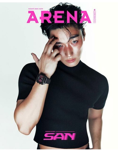 ARENA HOMME+ 2025-08 Type.C ATEEZ SAN