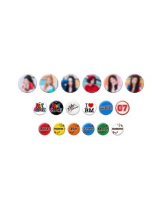BABYMONSTER HOT SAUCE Goods - RANDOM PIN BUTTON SET