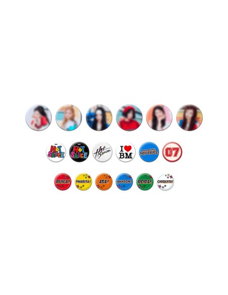 BABYMONSTER HOT SAUCE Goods - RANDOM PIN BUTTON SET