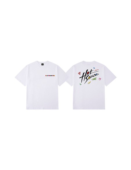 BABYMONSTER HOT SAUCE Goods - GRAPHIC T-SHIRT_WHITE