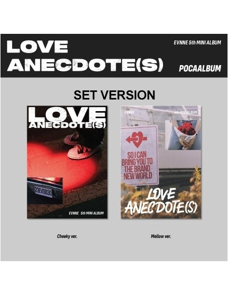 [Smart Album][SET] EVNNE 5th Mini Album - LOVE ANECDOTE(S) (SET Ver.) POCA
