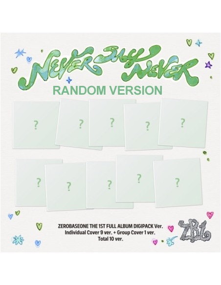 DIGIPACK] ZEROBASEONE 1st Album - NEVER SAY NEVER (Random