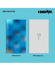 IDID 1st Mini Album - I did it (Yesterday / After Sunset...