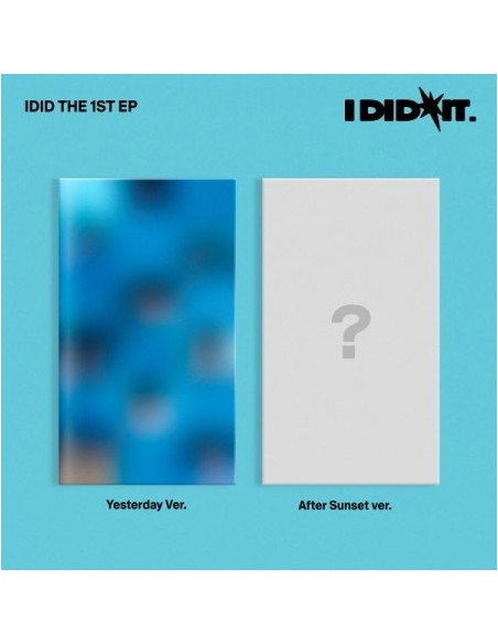 IDID 1st Mini Album - I did it (Yesterday / After Sunset Random Ver.) CD