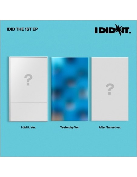 [SET] IDID 1st Mini Album - I did it (SET Ver.) 3CD