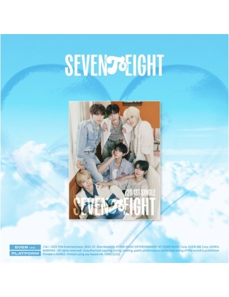 [Smart Album] SEVENTOEIGHT 1st Single Album - SEVENTOEIGHT (EVER ver.)