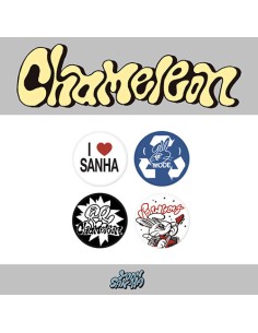 YOON SANHA CHAMELEON Goods - PIN BUTTON SET