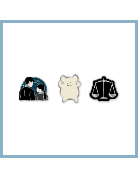 Our Unwritten Seoul Pop-Up Goods - METAL BADGE