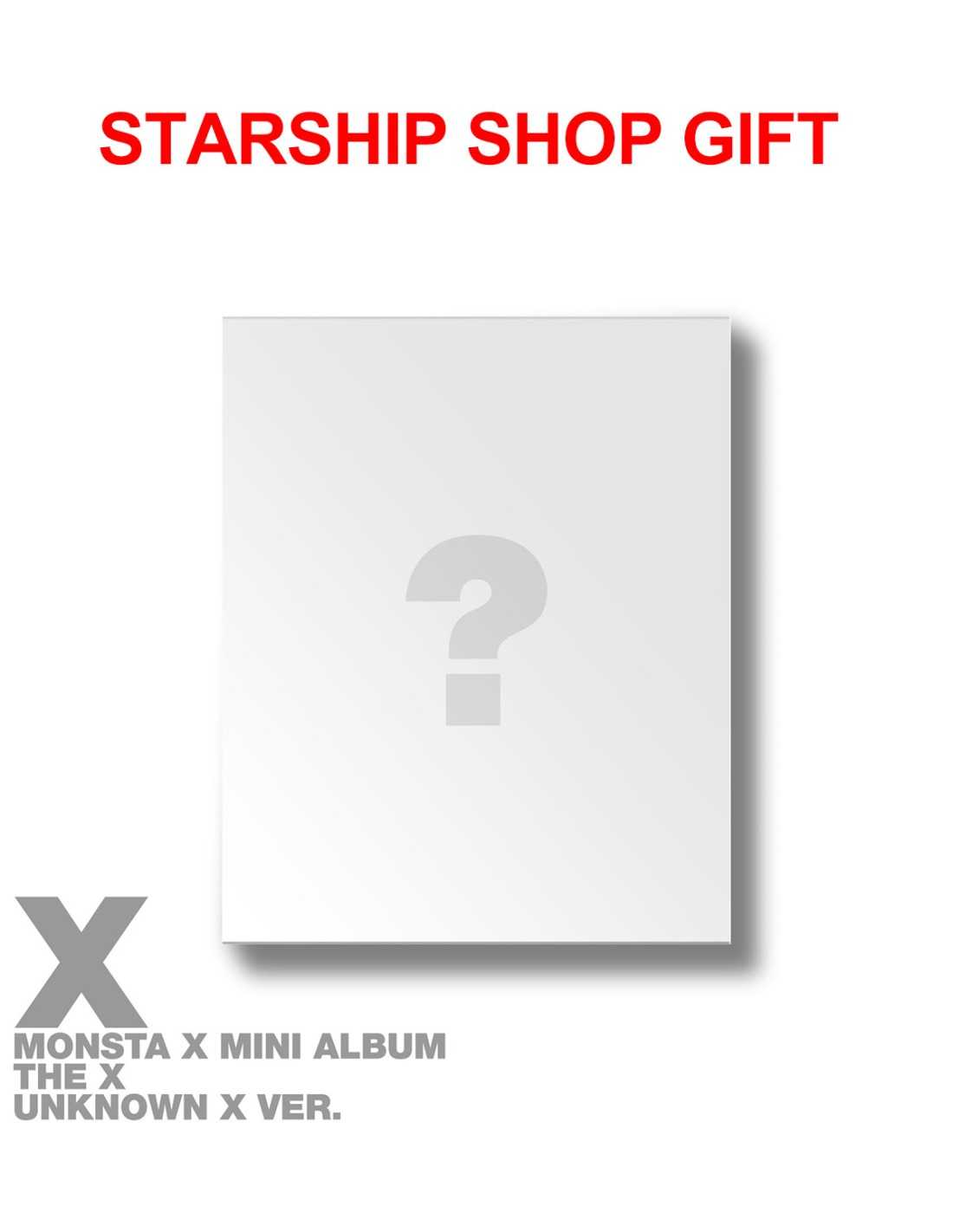 MONSTA X シリアルナンバー 2枚 Starship Shop Gift] MONSTA X 13th Mini Album - THE X