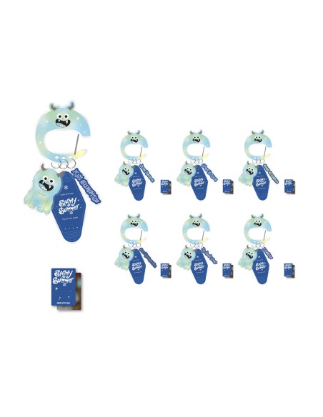 CLOSE YOUR EYES Snowy Summer Goods - CARABINER KEYRING