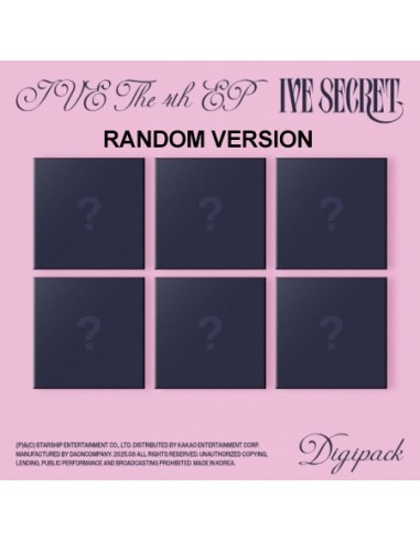 [Digipack] IVE 4th EP Album - IVE SECRET...