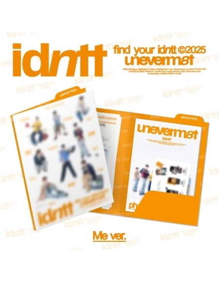 idntt 1st Mini Album - unevermet (Me Ver.) CD