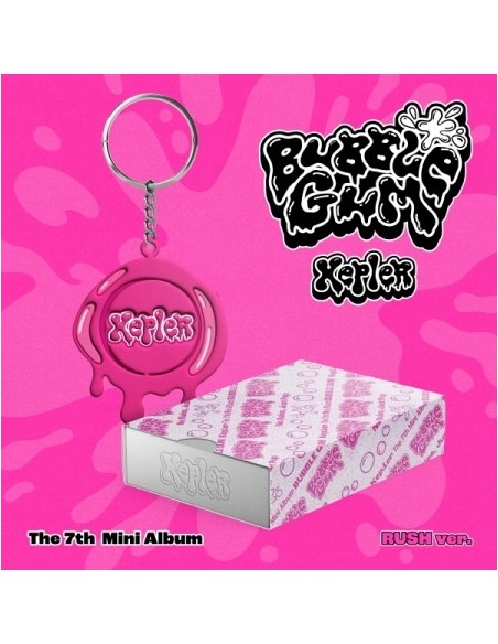 [Smart Album] Kep1er 7th Mini Album - BUBBLE GUM (RUSH Ver.) Keyring ver.