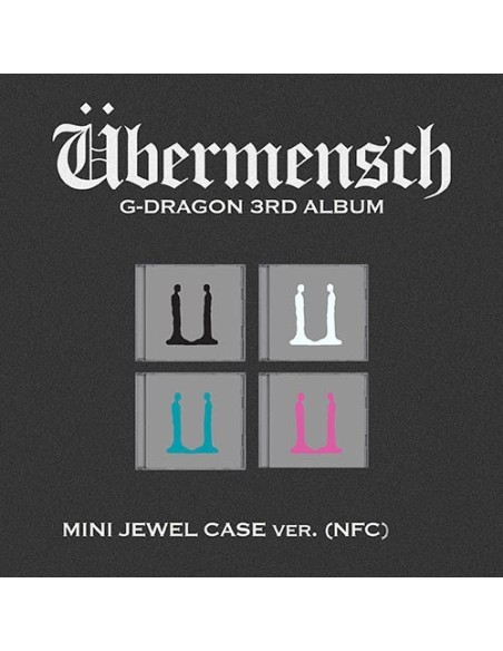 [Smart Album] G-DRAGON 3rd Album - Übermensch (MINI JEWEL / Random Ver.) NFC