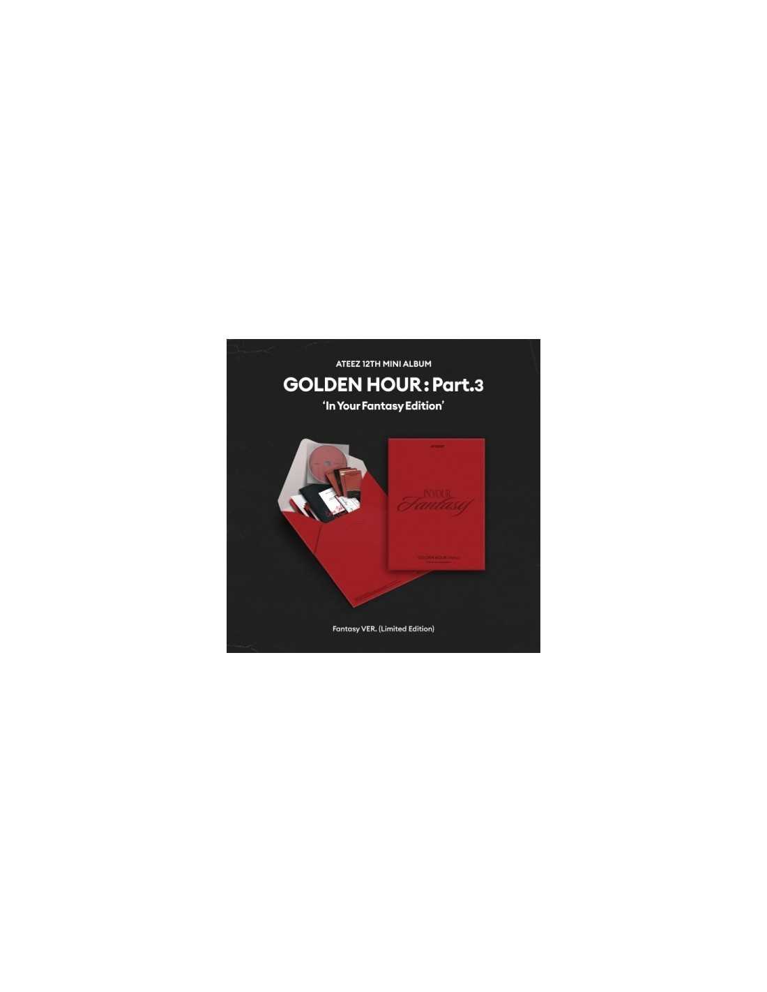 Limited] ATEEZ 12th Mini Album - GOLDEN HOUR : Part.3 'In