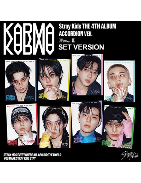 [ACCORDION][SET] Stray Kids 4th Album - KARMA (SET Ver.) 8CD