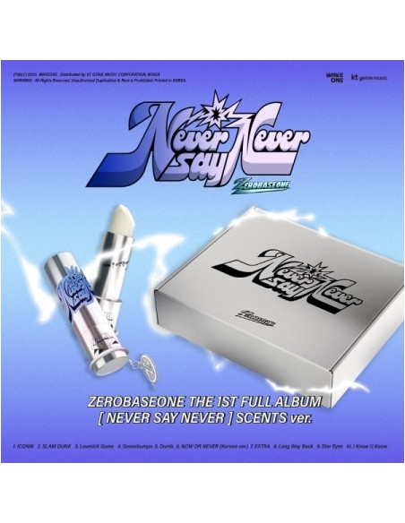 ZEROBASEONE 1st Album - NEVER SAY NEVER (SCENTS Ver.)