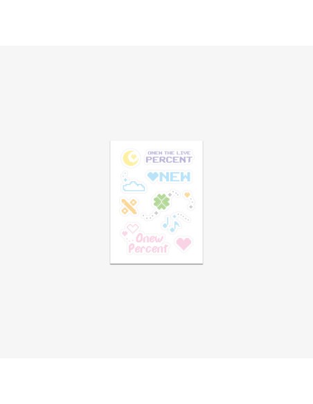 ONEW THE LIVE PERCENT Goods - Fashion Art Sticker