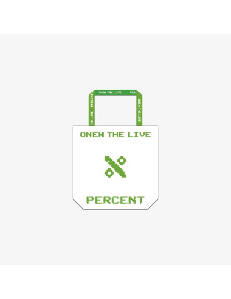 ONEW THE LIVE PERCENT Goods - Reusable Bag