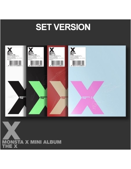 SET] MONSTA X 13th Mini Album - THE X (SET Ver.) 4CD kpoptown.com