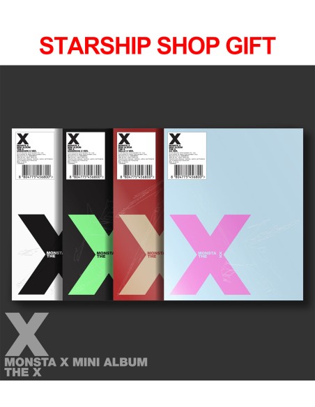 [Starship Shop Gift][SET] MONSTA X 13th Mini Album - THE X (SET Ver.) 4CD
