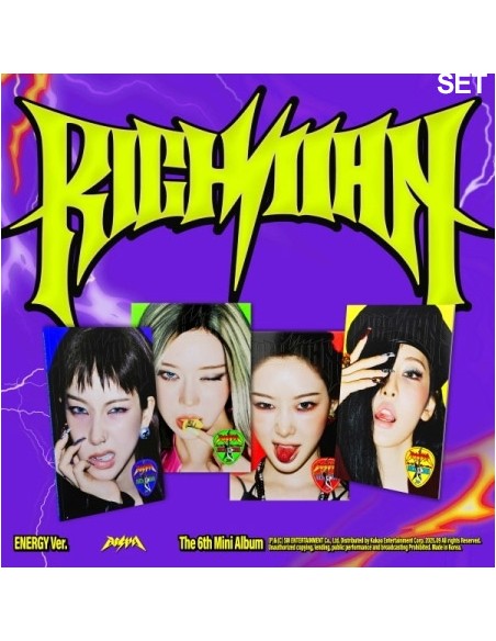[ENERGY][SET] aespa 6th Mini Album - Rich Man (SET Ver.) 4CD