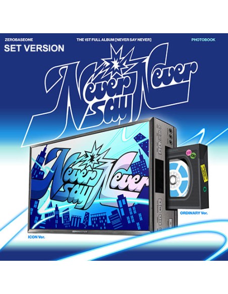 [PHOTOBOOK][SET] ZEROBASEONE 1st Album - NEVER SAY NEVER (SET Ver.) 2CD