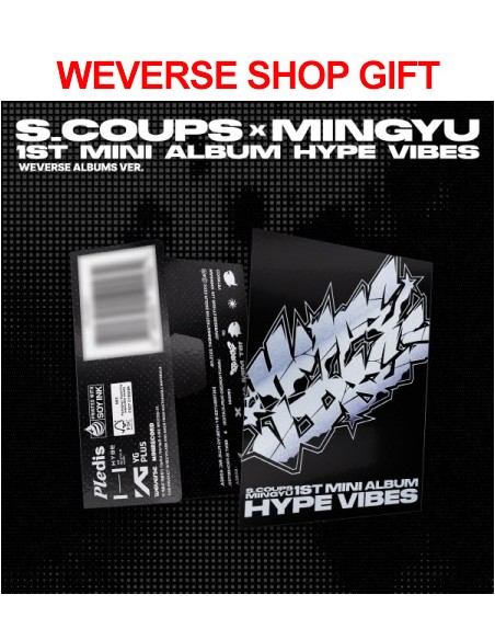 [Weverse Shop Gift][Smart Album] S.COUPS x MINGYU 1st Mini Album - HYPE VIBES Weverse Albums Ver.