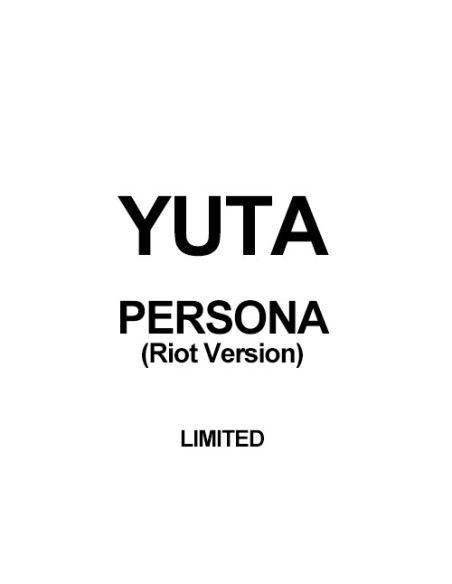 [Japanese Edition] YUTA Solo Debut Album - PERSONA (Riot Version)(LIMITED) CD