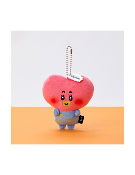 BT21 Today's Mood Goods - Heart Pounding Plush Keyring