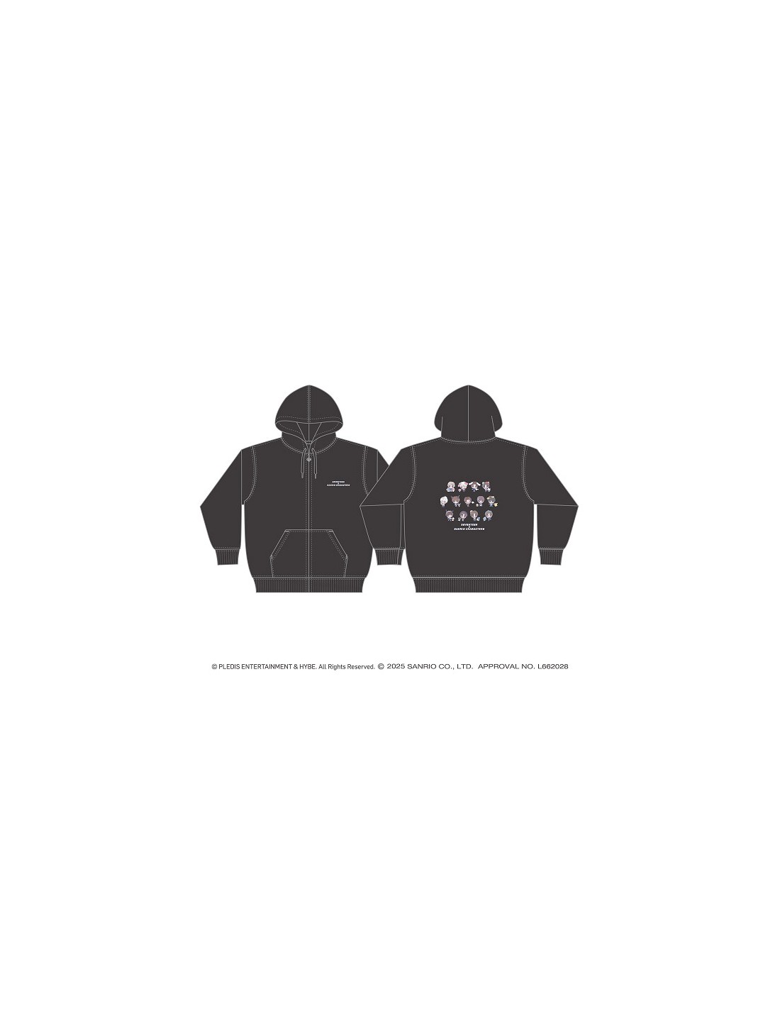 SEVENTEEN x SANRIO Goods - ZIP Hoodie kpoptown.com