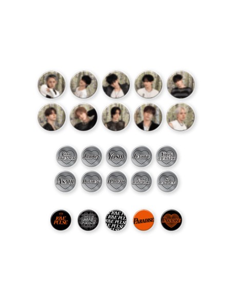 TREASURE LOVEPULSE Goods - PIN BUTTON SET