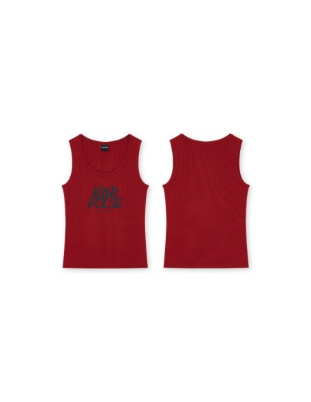 TREASURE LOVEPULSE Goods - TANK TOP_RED