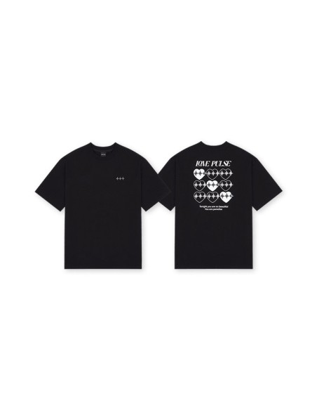 TREASURE LOVEPULSE Goods - REFLECTIVE T-SHIRT_BLACK