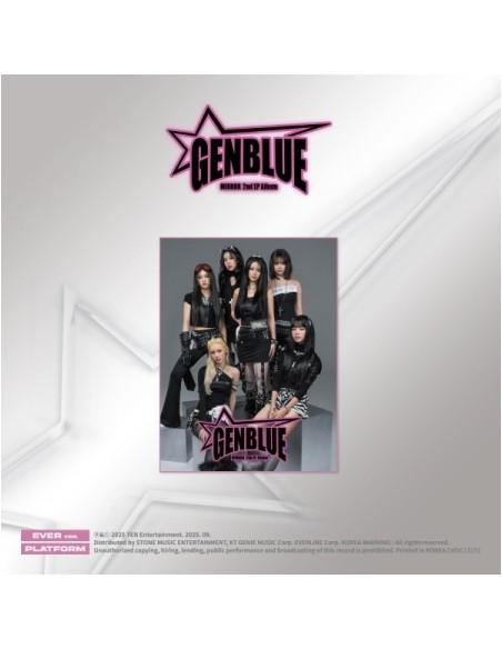 [Smart Album] GENBLUE 2nd Mini Album - MIRROR POCA