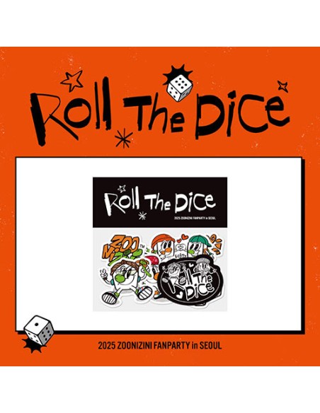 ASTRO ZOONIZINI Roll The Dice Goods - REMOVABLE STICKER PACK