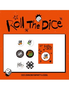 ASTRO ZOONIZINI Roll The Dice Goods - PIN BUTTON SET