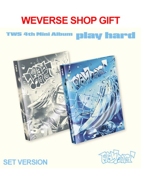 [Weverse Shop Gift][SET] TWS 4th Mini Album - Play Hard (SET Ver.) 2CD