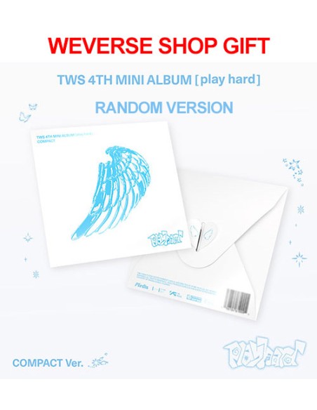 [Weverse Shop Gift][COMPACT] TWS 4th Mini Album - Play Hard (Random Ver.) CD