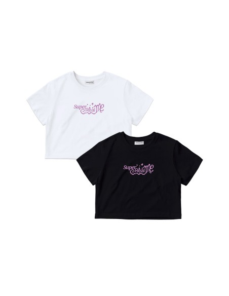 ILLIT SUPER REAL ME Goods - REAL ME CROP S/S T-SHIRT