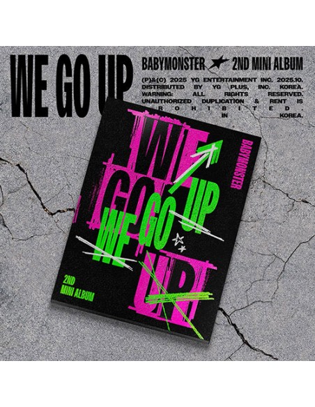 BABYMONSTER 2nd Mini Album - WE GO UP (UP Ver.) CD