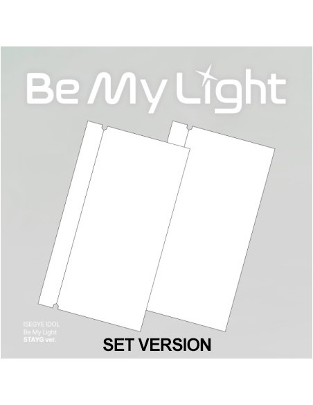[Smart Album][SET] ISEGYE IDOL Album - Be My Light (STAYG ALBUMS Ver. 2SET)