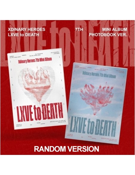 [Photobook] Xdinary Heroes 7th Mini Album - LXVE TO DEATH (Random Ver.) CD
