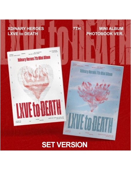 [Photobook][SET] Xdinary Heroes 7th Mini Album - LXVE TO DEATH (SET Ver.) 2CD