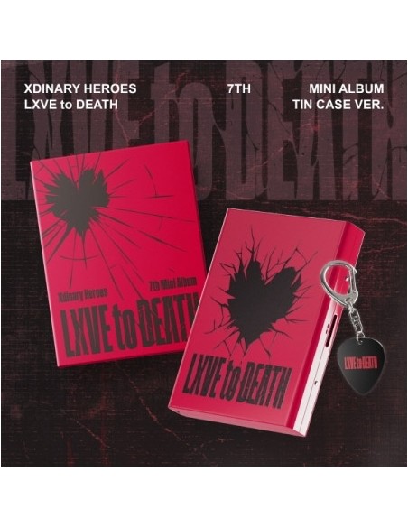 [Smart Album] Xdinary Heroes 7th Mini Album - LXVE TO DEATH (TIN CASE Ver.)