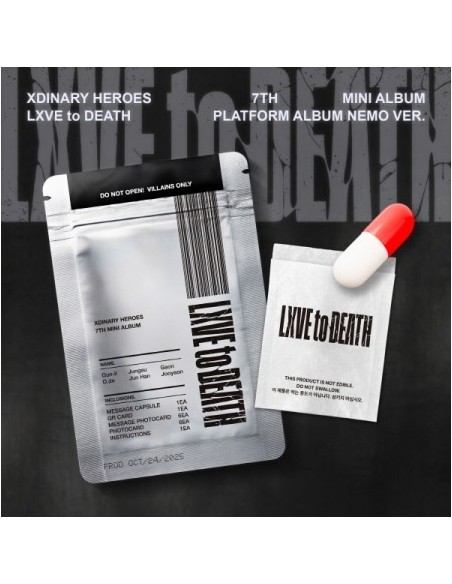 [Smart Album] Xdinary Heroes 7th Mini Album - LXVE TO DEATH PLATFORM ALBUM NEMO VER.